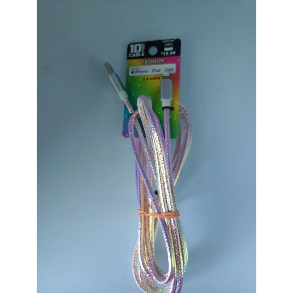10ft Charging Cable for iPhone iPad iPod